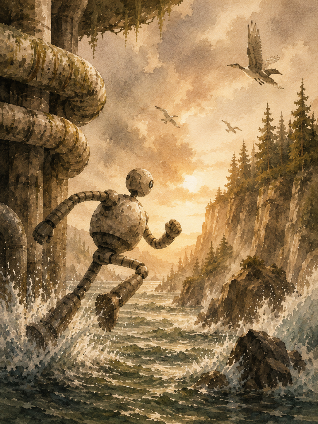 Cover of The Wild Robot Escapes